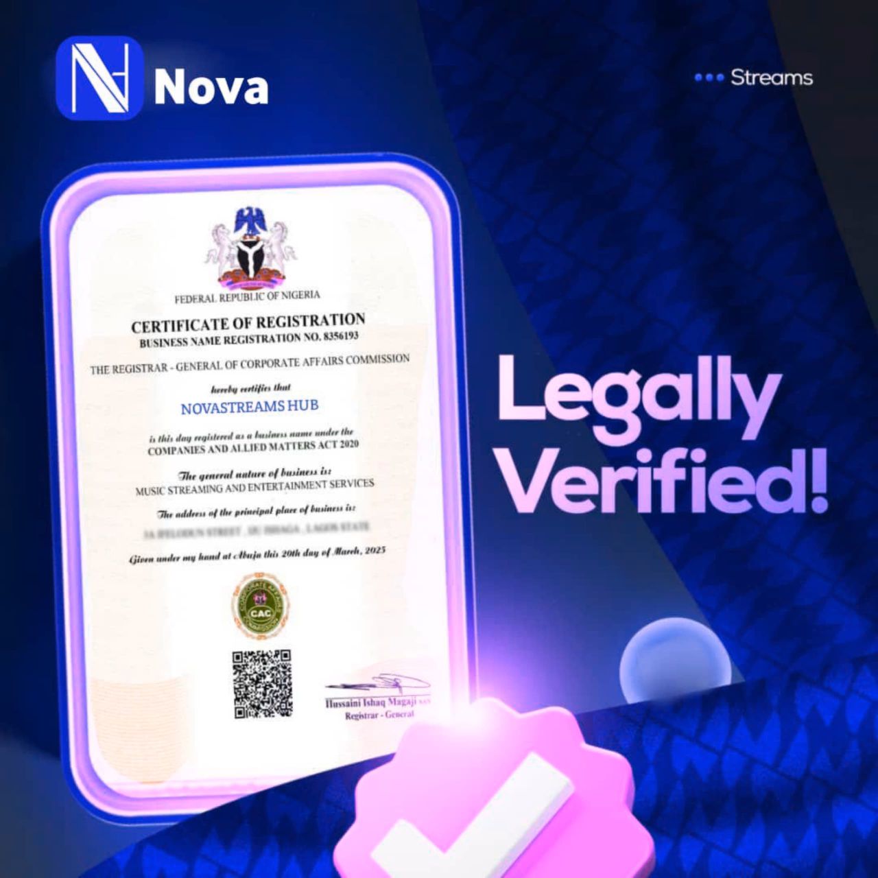 Stream and Earn with Nova